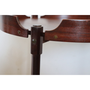 Teak Round Drinks Trolley, 1950s