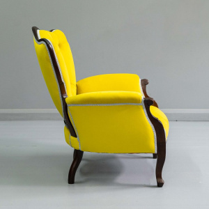 Yellow Antique Chair by Jay & Co