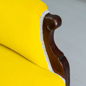 Yellow Antique Chair by Jay & Co