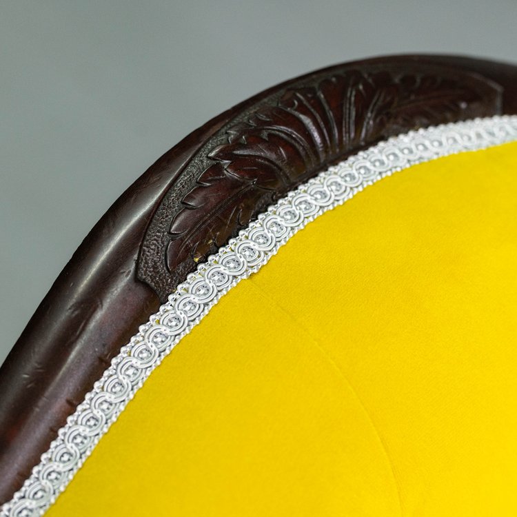 Yellow Antique Chair by Jay & Co