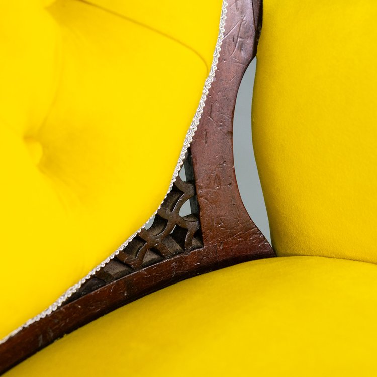 Yellow Antique Chair by Jay & Co