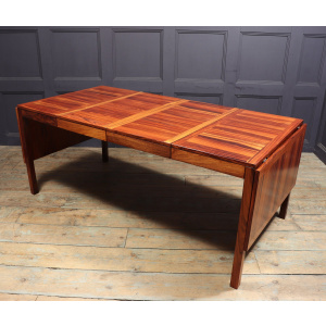 Mid Century Drop Leaf Dining Table Deigned by Vejle Stole