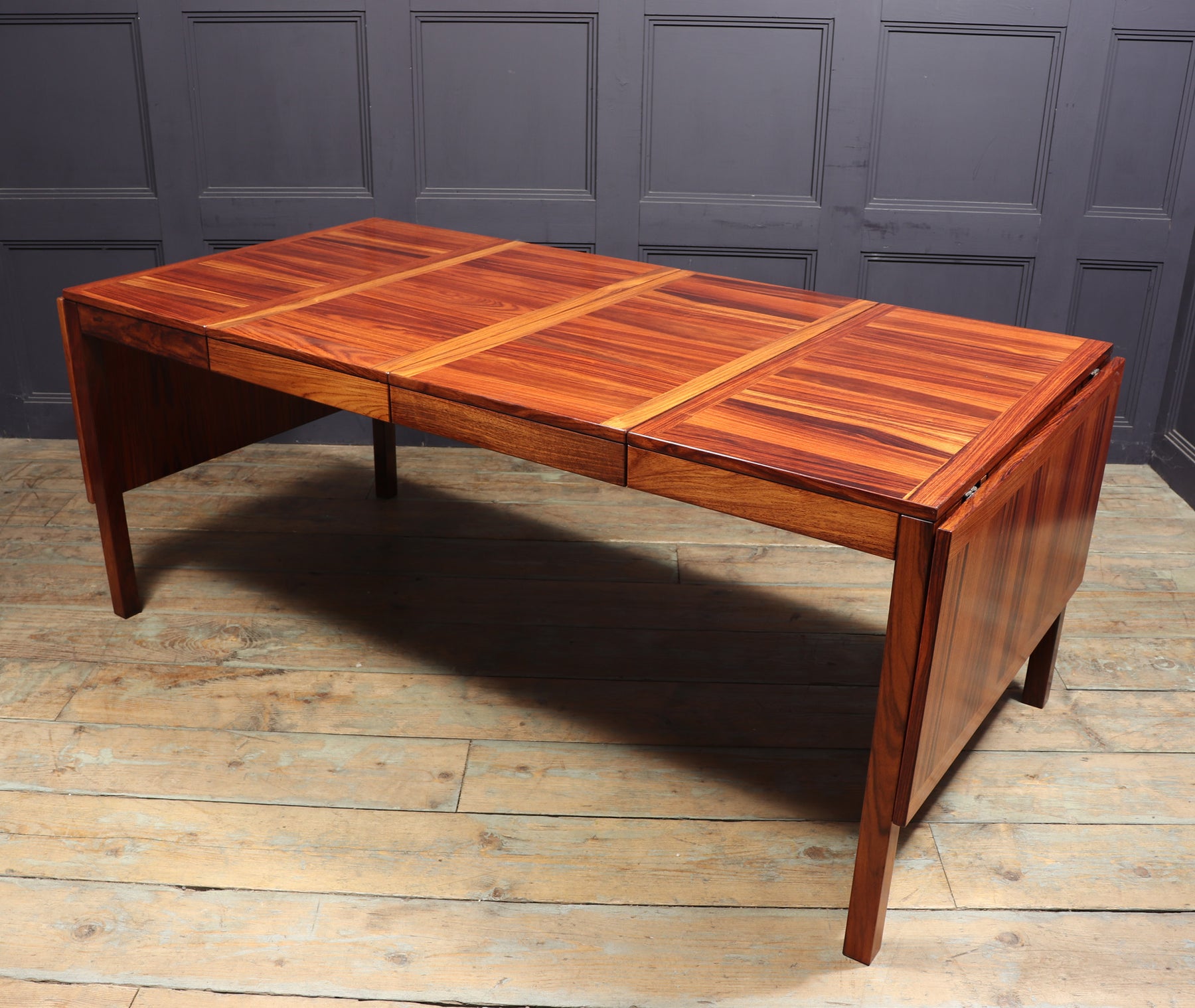 Mid Century Drop Leaf Dining Table Deigned by Vejle Stole
