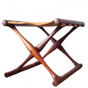Model 41 Teak Folding Stool by Poul Hundevad Guldhoj, 1950s