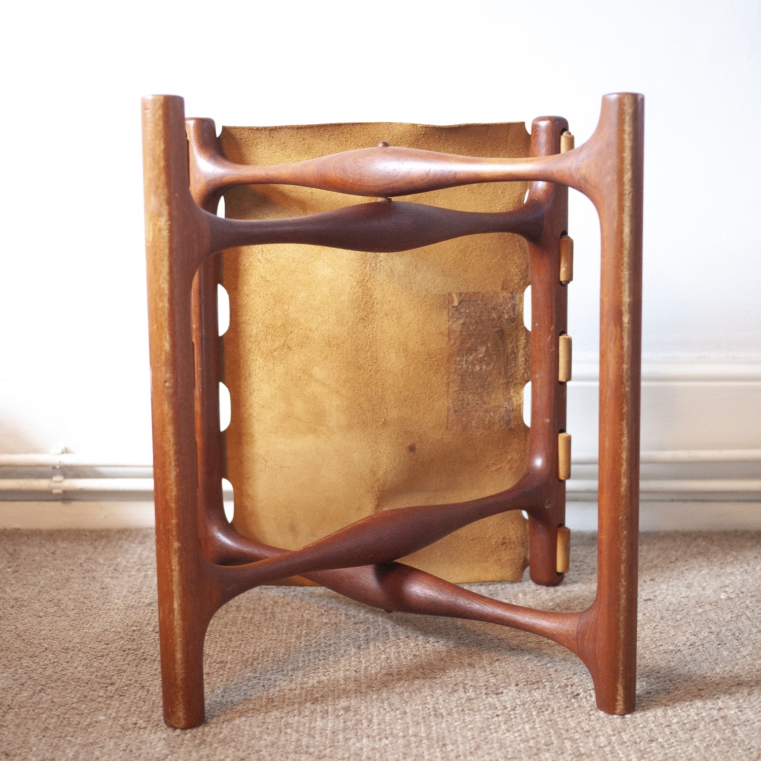 Model 41 Teak Folding Stool by Poul Hundevad Guldhoj, 1950s