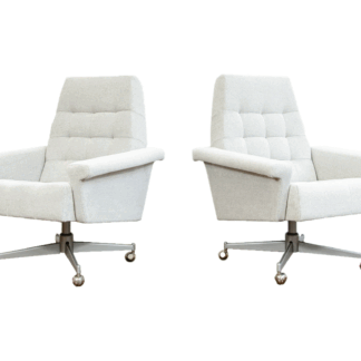 Pair Of Swivel Armchairs By Up Zavody 1970s, Czechoslovakia