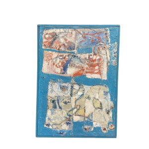 Vintage 1970s Italian Abstract Painting