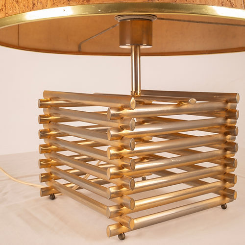 18kt Gold plated table lamp