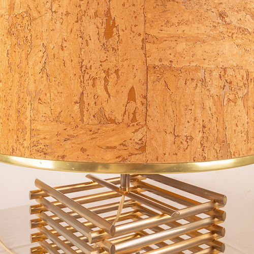 18kt Gold plated table lamp