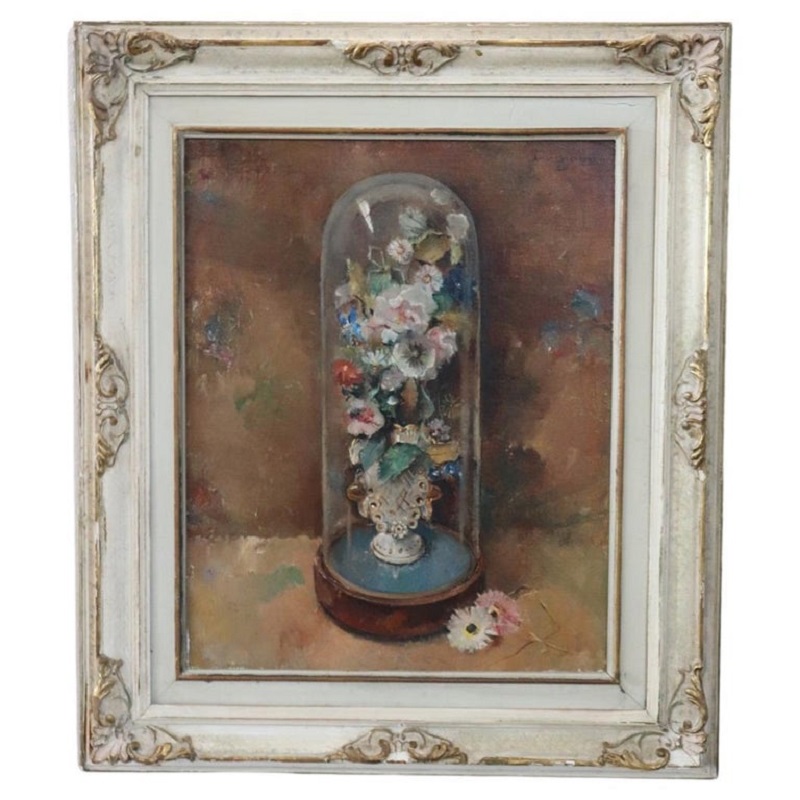 Still Life with Flowers, 1938, Oil on Board