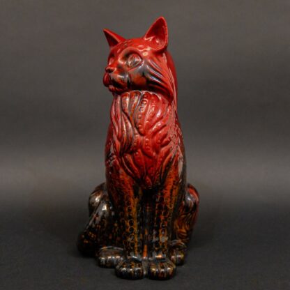 Large Royal Doulton Flambe Cat - Image 4