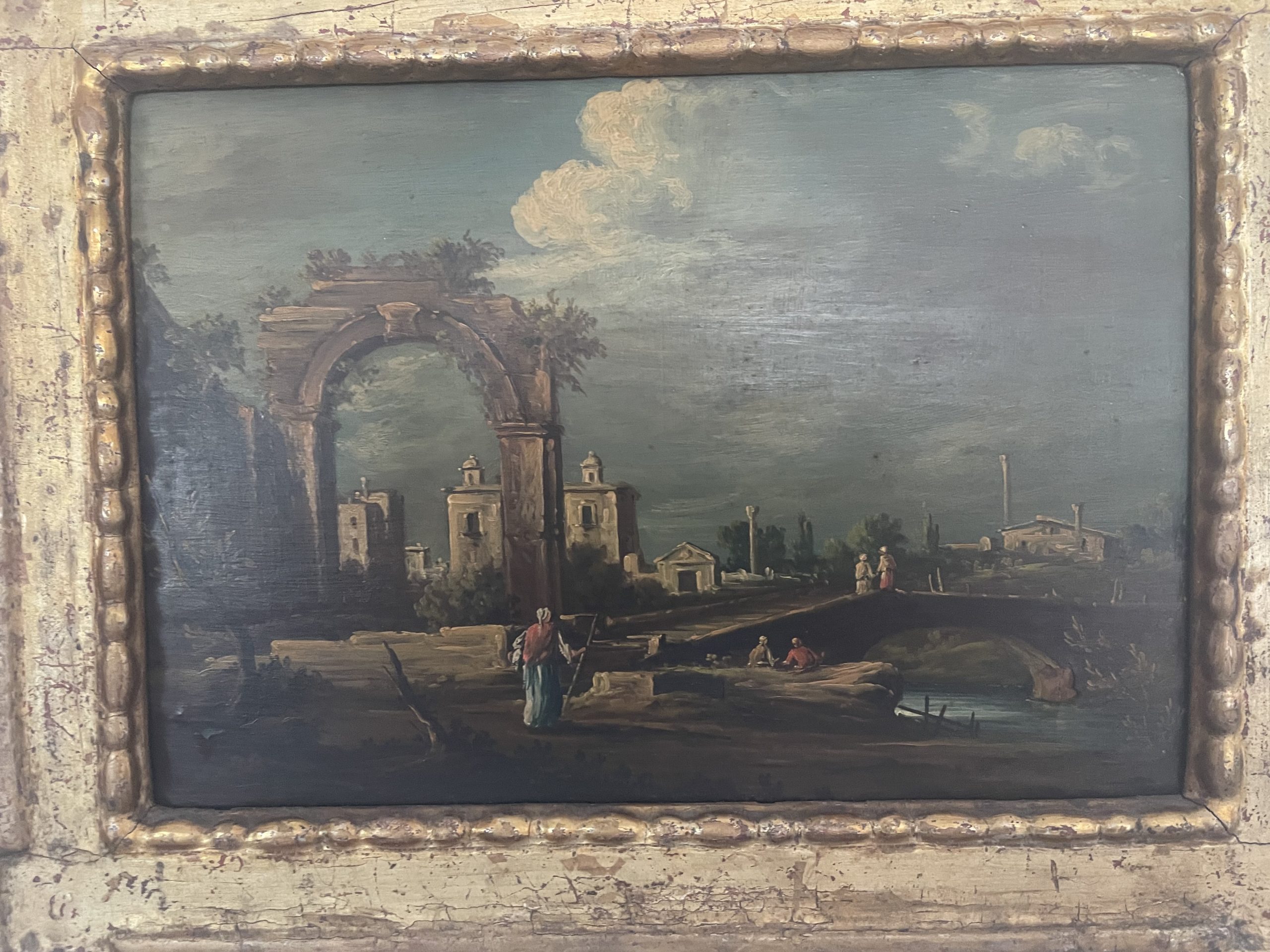 Francesco Guardi Capriccio with Ruins and Figures, Venice