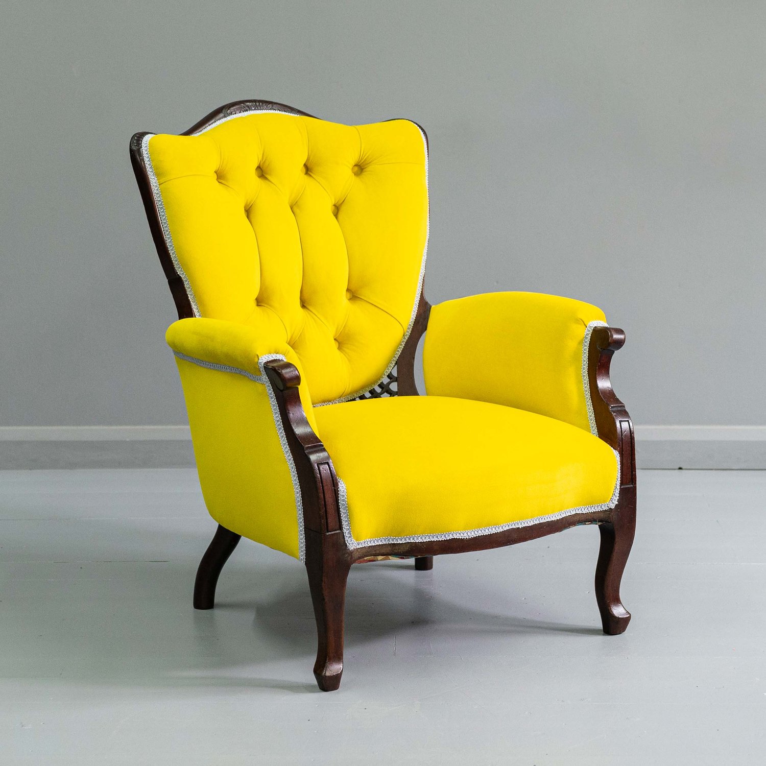 Yellow Antique Chair by Jay & Co