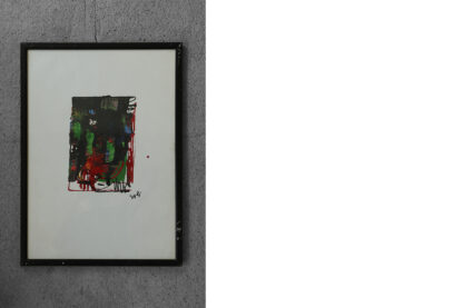 Rosario Calì, Cromatismo Ermetico, Mixed Media on Paper, 1960s, Framed - Image 3