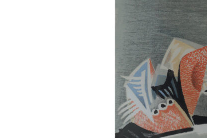 Jürgen Von Konow, Window View, Söndrum, Color Lithograph, 1958, Framed - Image 5