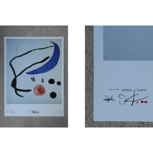 Joan Miró, Poema I, 1968, Poster, Barcelona, 1995