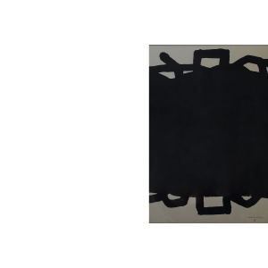 Eduardo Chillida, Original Vintage Lithograph on cardboard, Framed