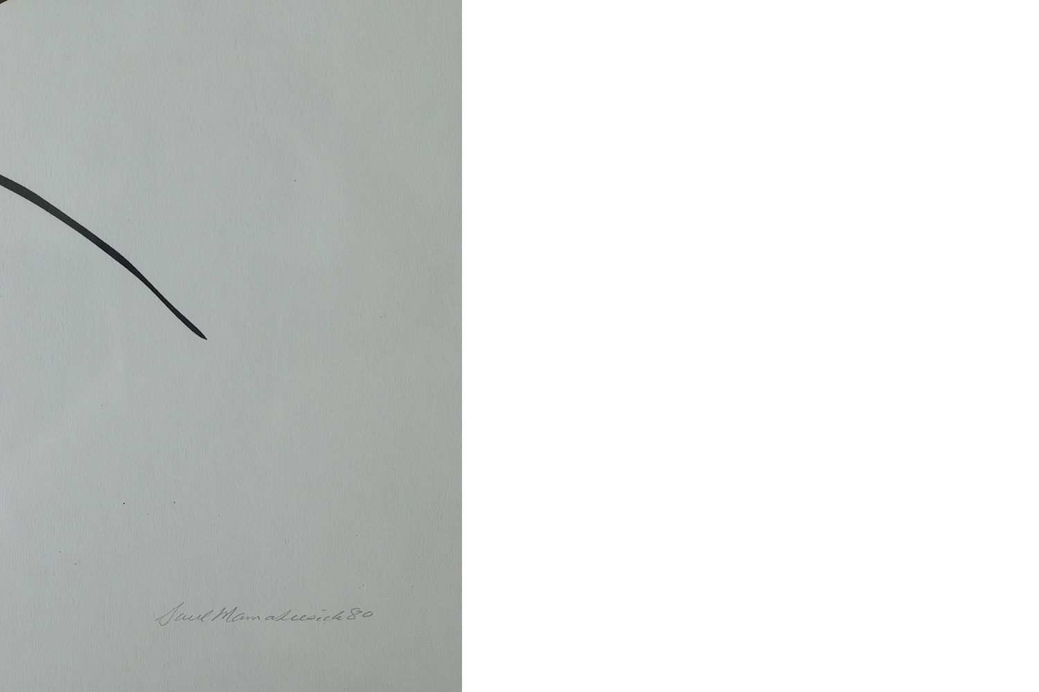 Saul Mamakeesick, Protection, Acrylic on Art Paper, 1980, Framed