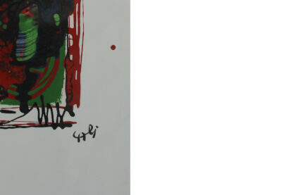 Rosario Calì, Cromatismo Ermetico, Mixed Media on Paper, 1960s, Framed - Image 5