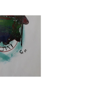 Rosario Calì, Cromatismo Ermetico, Mixed Media on Paper, 1970s, Framed