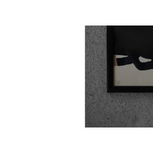 Eduardo Chillida, Original Vintage Lithograph on cardboard, Framed