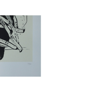 Vintage Modern Lithograph, Lovers by Unknown Artist
