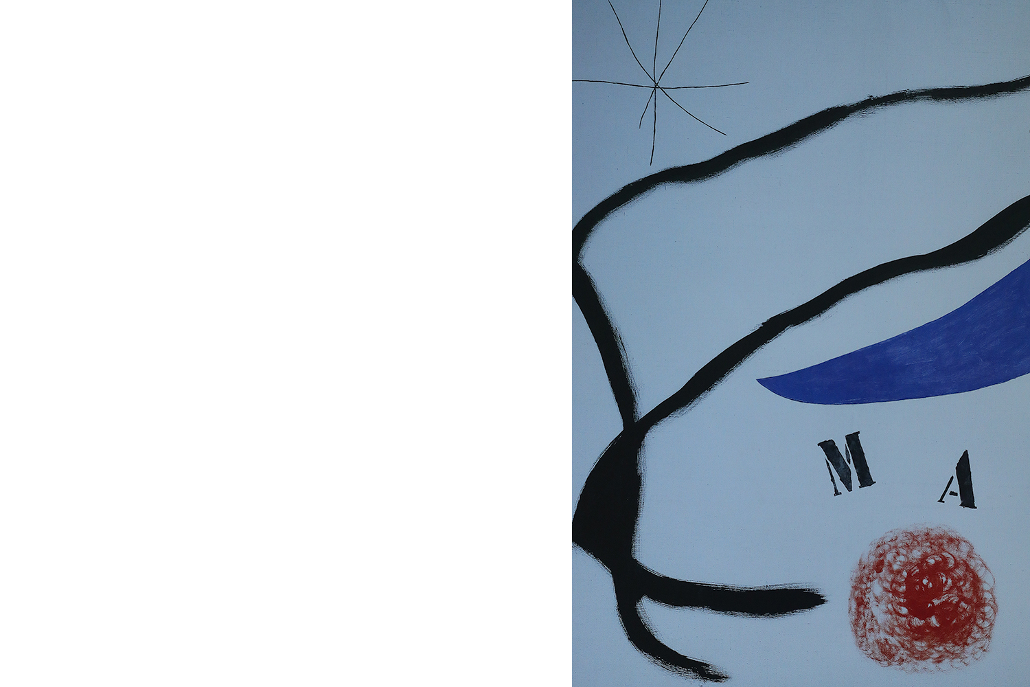 Joan Miró, Poema I, 1968, Poster, Barcelona, 1995