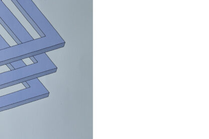 Oscar Reutersvärd, Impossible Figures, Perspective Japonaise No 331, Color Lithograph on Fabriano Paper - Image 5