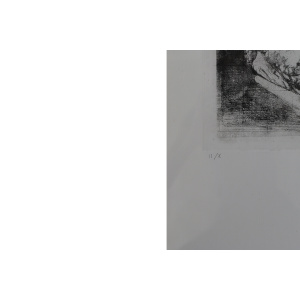 Maurizio Bini, Etching on paper, 1960s, Framed