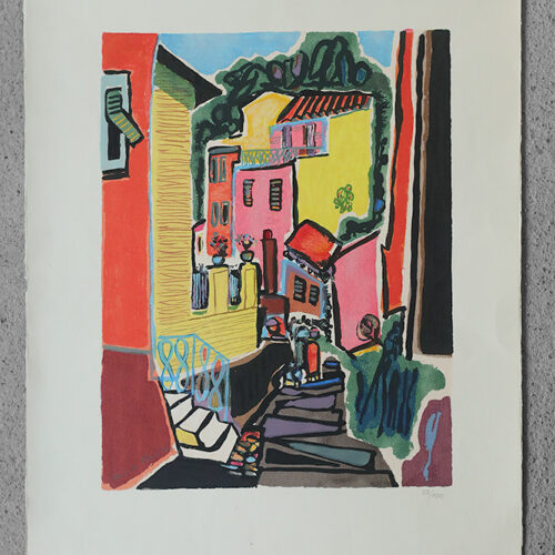 Vintage Color Lithograph, Lerici