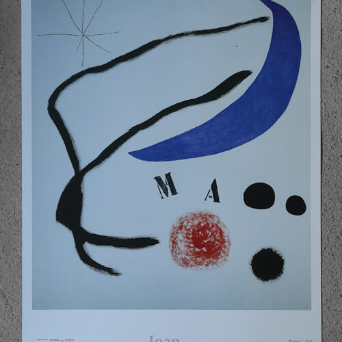 Joan Miró, Poema I, 1968, Poster, Barcelona, 1995