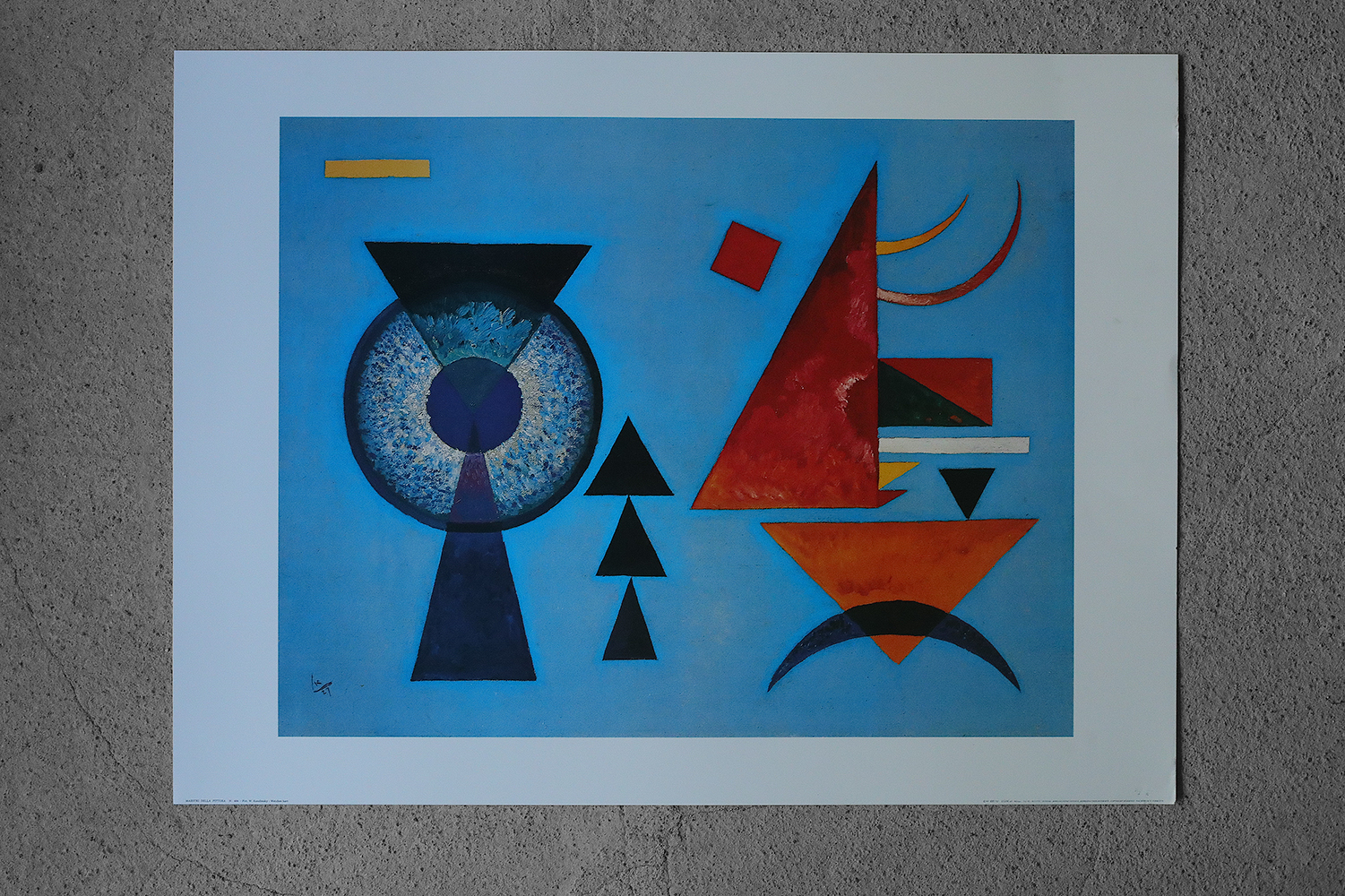 Vintage Graphic Wassily Kandinsky, Weiches hart