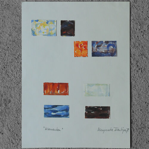Margareta Treutiger, Elementen, Watercolor, 1978