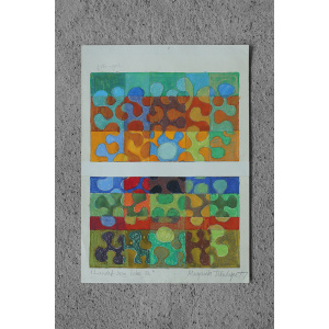 Margareta Treutiger, Mixed Media on Paper, 1978