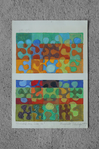 Margareta Treutiger, Mixed Media on Paper, 1978