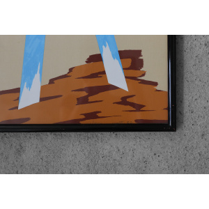 Mino Ceretti, Color Serigraph, 1988, Framed