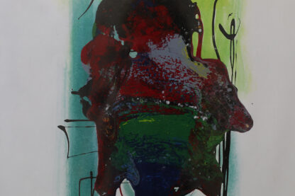 Rosario Calì, Cromatismo Ermetico, Mixed Media on Paper, 1970s, Framed - Image 3