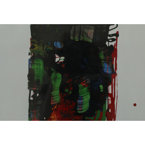 Rosario Calì, Cromatismo Ermetico, Mixed Media on Paper, 1960s, Framed