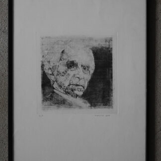 Maurizio Bini, Etching on paper, 1960s, Framed