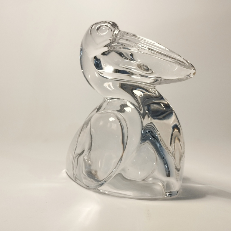 Vintage Villeroy and Boch crystal pelican