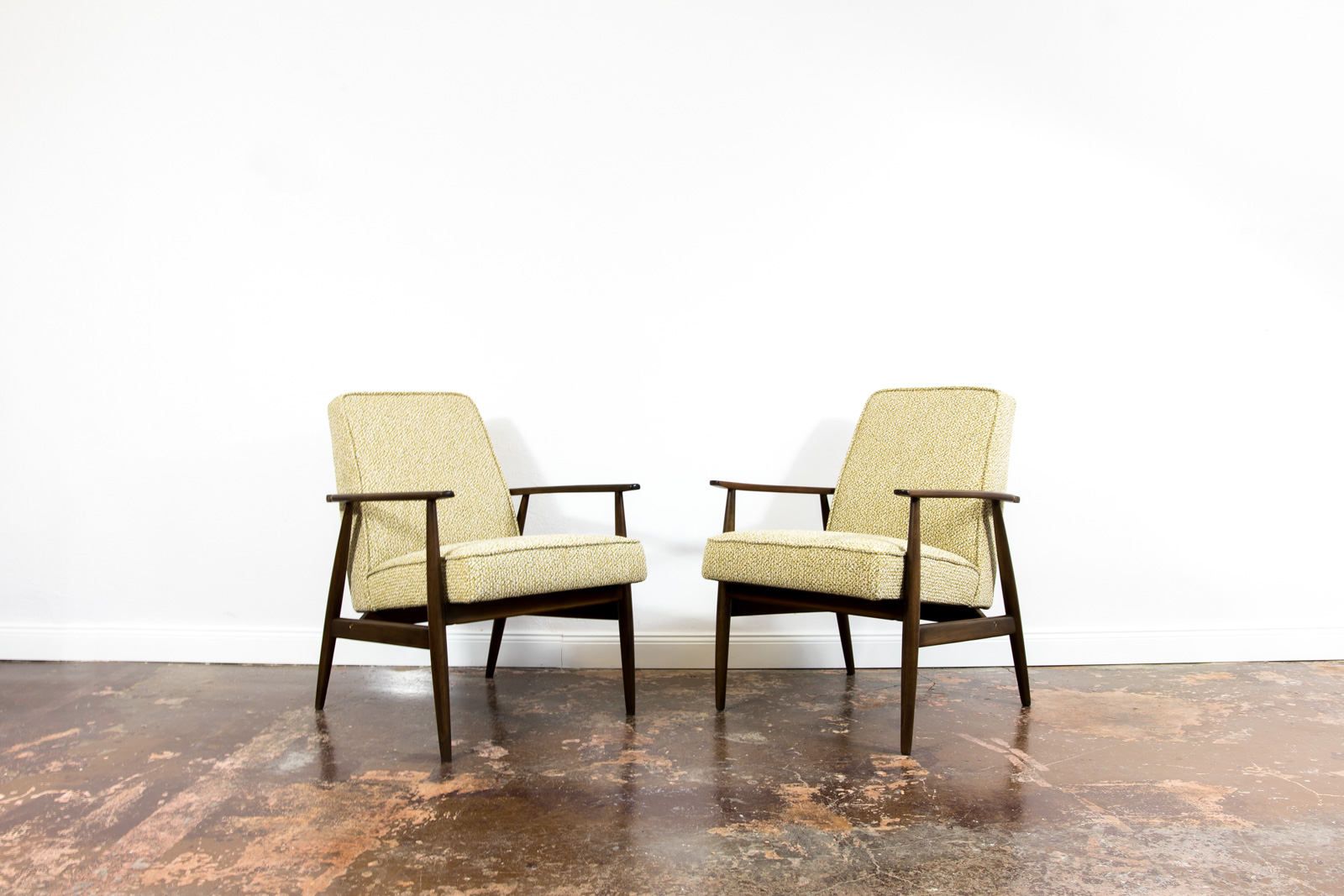 Pair of Armchairs "Type 300 190" By H. Lis, Poland, 1960s