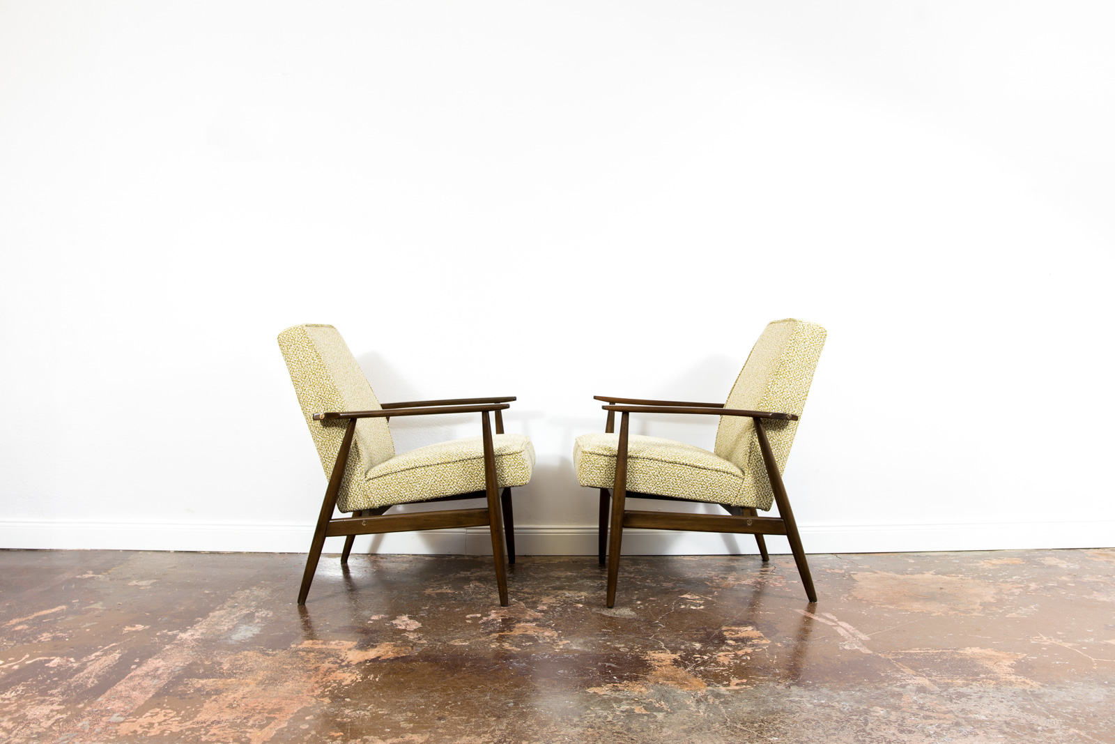 Pair of Armchairs "Type 300 190" By H. Lis, Poland, 1960s