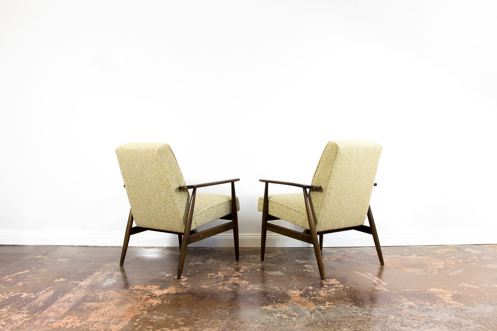 Pair of Armchairs "Type 300 190" By H. Lis, Poland, 1960s