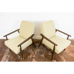 Pair of Armchairs "Type 300 190" By H. Lis, Poland, 1960s