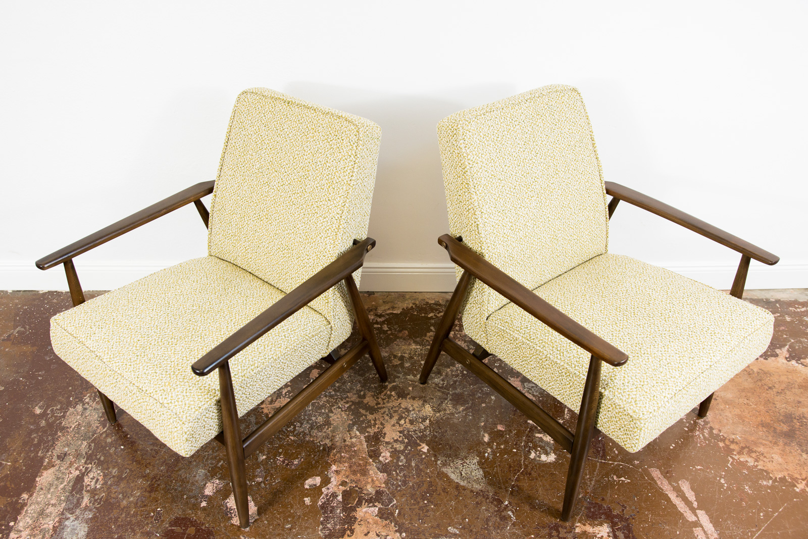 Pair of Armchairs "Type 300 190" By H. Lis, Poland, 1960s
