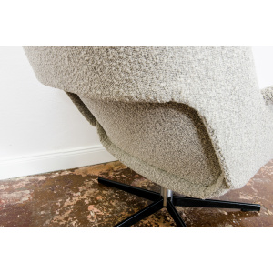 Swivel Chair "B7041" by Radomsko In Bouclé, Poland, 1970's