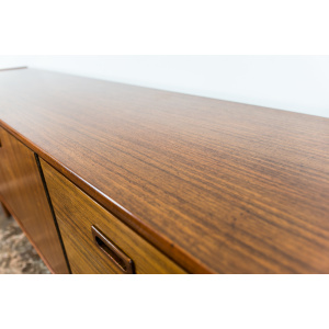 Restored Walnut Sideboard From Bydgoskie Furniture Factory, 1960s
