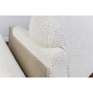 Pair Of White Boucle Armchairs, 1970's
