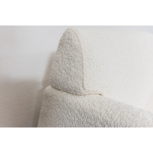 Pair Of White Boucle Armchairs, 1970's