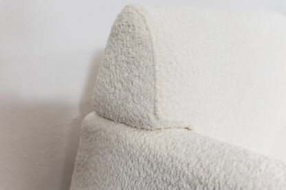 Pair Of White Boucle Armchairs, 1970's - Image 11